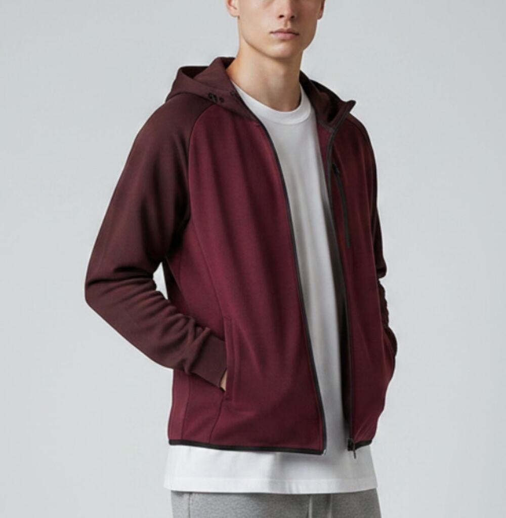 Uniqlo Men's Dry Stretch Jacket Zip Red Large